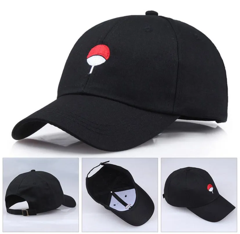 Japonais Anime Baseball Chapeau Papa Chapeau Uchiha Famille Logo Brodé Casquettes De Baseball Casquettes Extérieures Hip Hop Snapback Chapeau Pour Hommes Femmes7379157