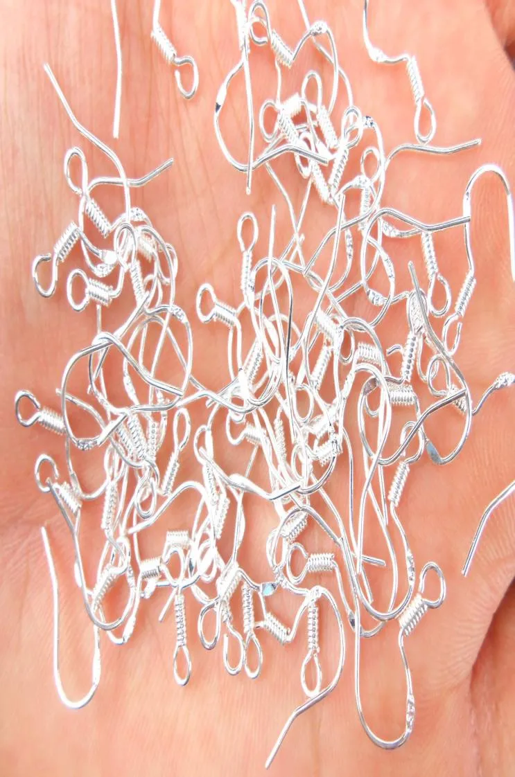 30st Start Hot 925 Sterling Silver DIY Earring Hooks Jewelry Making Ear 18mM9167756