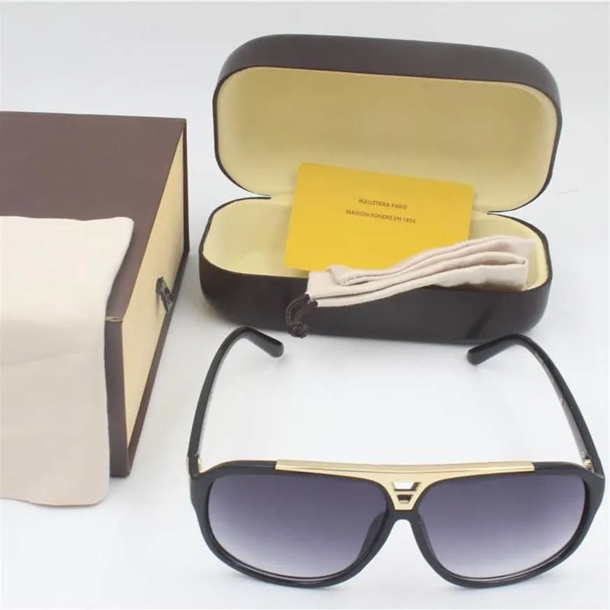 ship fashion evidence sunglasses retro vintage men designer shiny gold frame laser logo women top quality with package z105272g