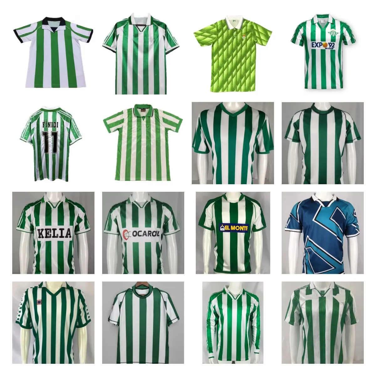 Classic Real Betis Football Shirts