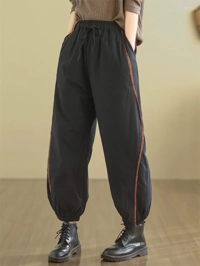 Pure Cotton Winter Drawstring Pants For Women Retro Style, Warm, And  Comfortable Perfect For Leisure And Warm Weather From Leegarden, $25.85