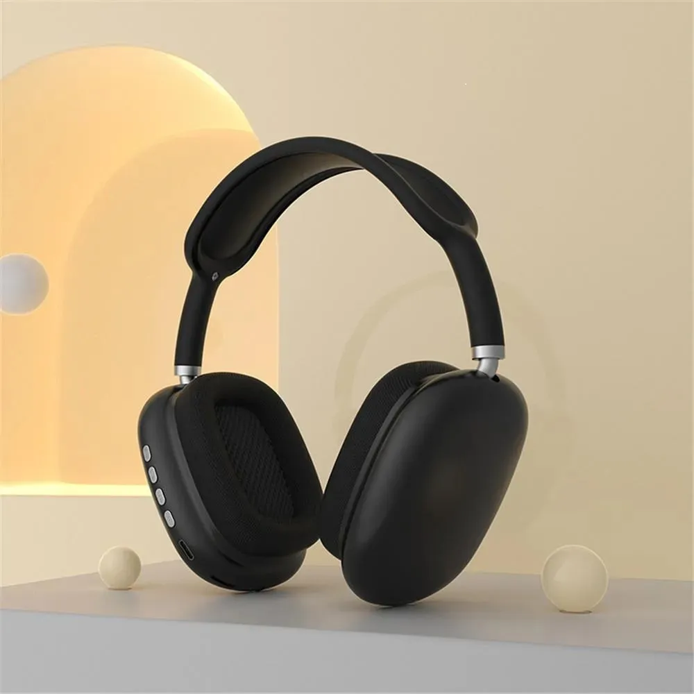 P9 Max Wireless Earuds Stereo HiFi Hörlurar Bluetooth Musik Trådlöst headset med mikrofonsport Earphone Stereo Hifi Earphones