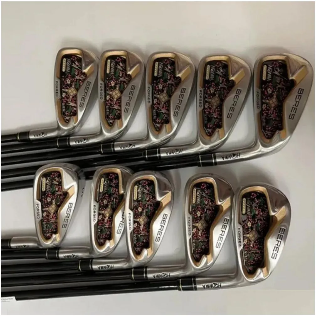 Brand New Golf Clubs 4 Star Honma Beres S-08 Full Set Driver + Fairway Woods + Irons + Putter R/S/SR Flex Shaft With Head Cover