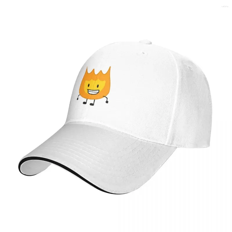 Casquettes de balle BFDI Firey Casquette de baseball Anime Trucker Chapeaux Soleil Luxe Femme Homme