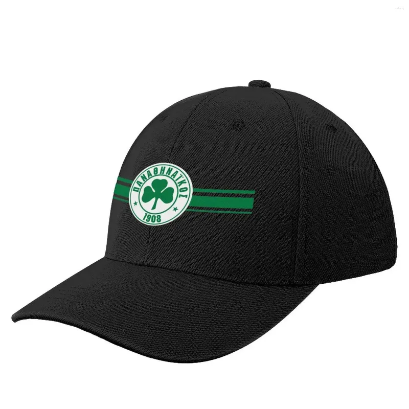 Ball Caps Stripes Of My Heart Panathinaikos Greece Baseball Cap |-F-| Cosplay Hat Women Men's