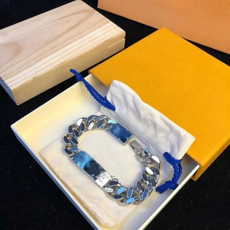 Nouveaux bijoux de mode Bracelets en alliage inoxydable Bracelets pulseiras Bracelets en acier inoxydable pour homme femmes cadeau avec box291l
