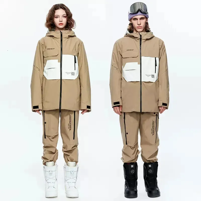 Tuta Da Neve Donna 2 Pezzi - Impermeabile, Con Cappuccio In Pelliccia, Taglie Grandi - Foto 11