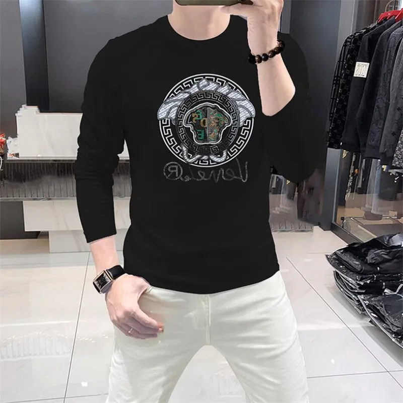 2023 Summer Mens Designer Long Sleeve T-Shirt Casual Man Womens Tees With Letters Drill Short Sleeves Top Sell Luxury Men Hip Hop clothes Size M-4XL