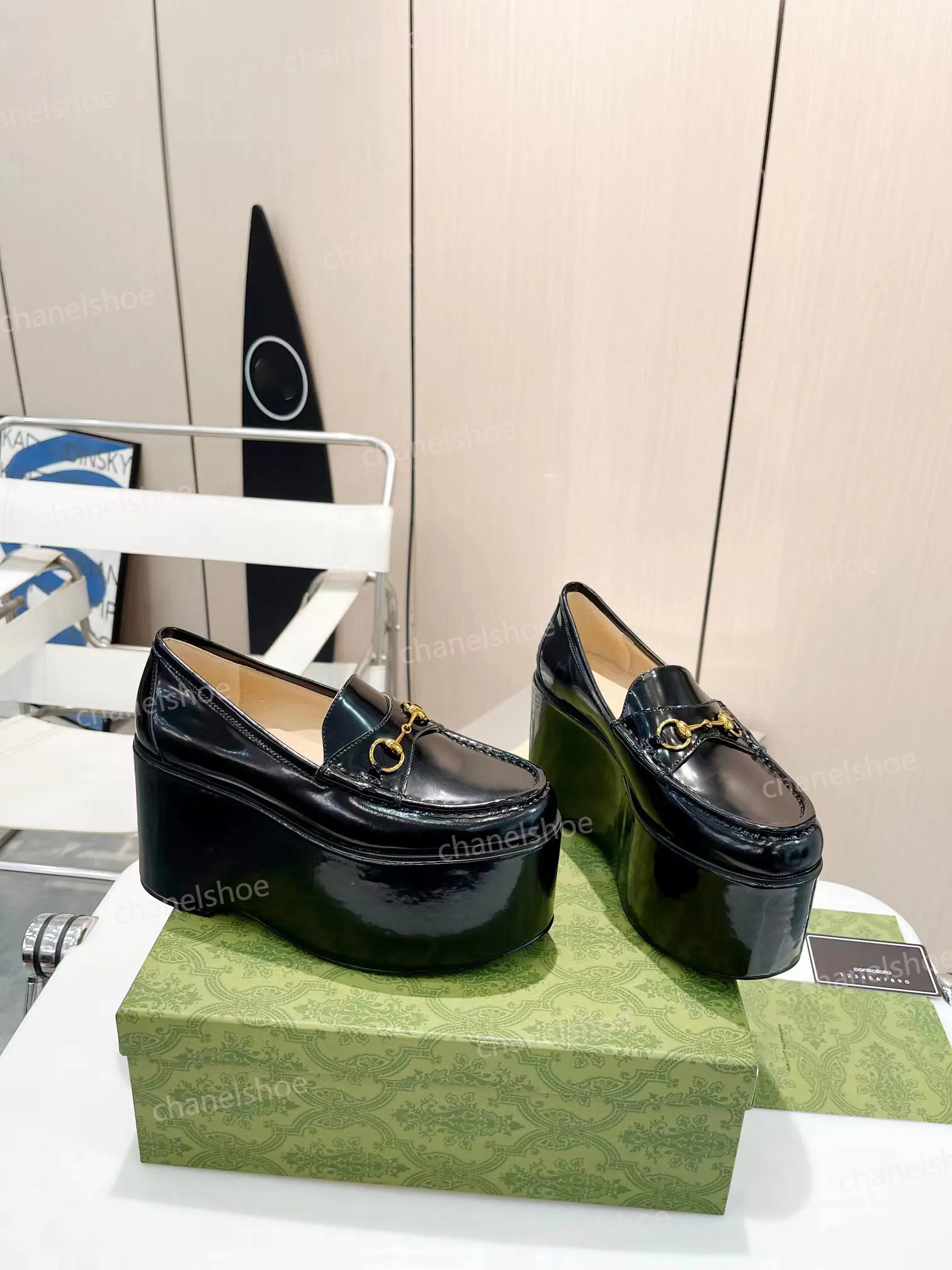 Platform Horsebit Sandals |Collezione 2024 Di Alta Moda |Muli Di