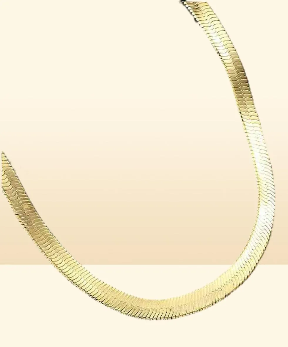 Collier Hip Hop pour hommes, 75 1 1 0 2cm, couleur argent et or, chaîne à chevrons, bijoux de haute qualité, 72148057036178