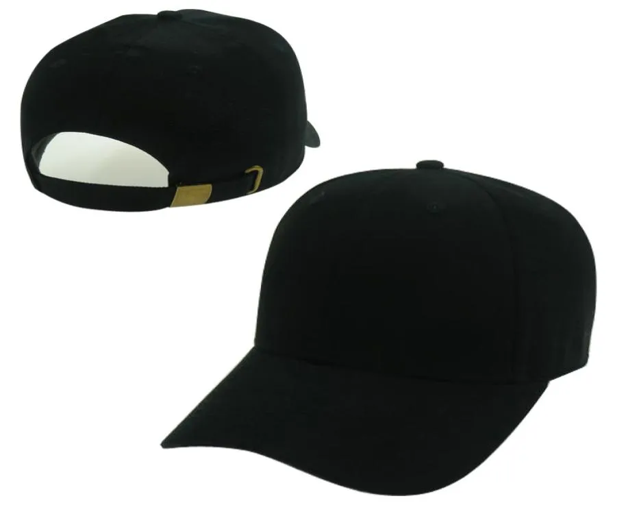 Moda en blanco Plain Strapback Caps negro blanco rosa rojo colores Sombreros Hombres Mujeres Deporte Snapback Verano Visera para el sol Gorra de béisbol Hip Hop5858414