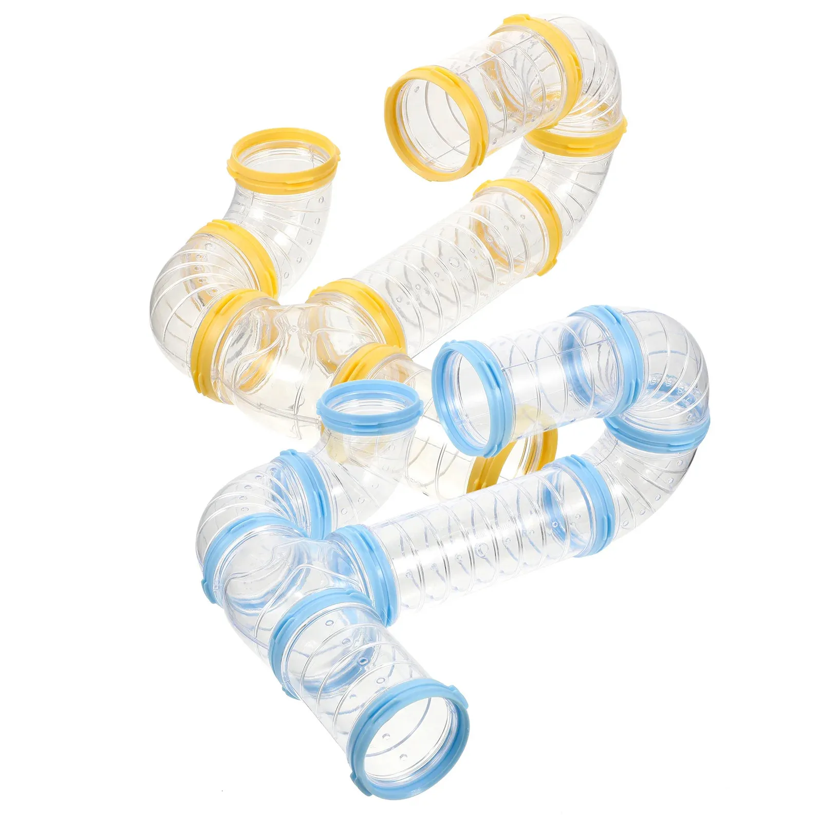 Other Pet Supplies 2 Sets Hamster Tube Kit Toy Pipe DIY Connector Guinea Accessories Cage Plastic Sweat Suit 231211