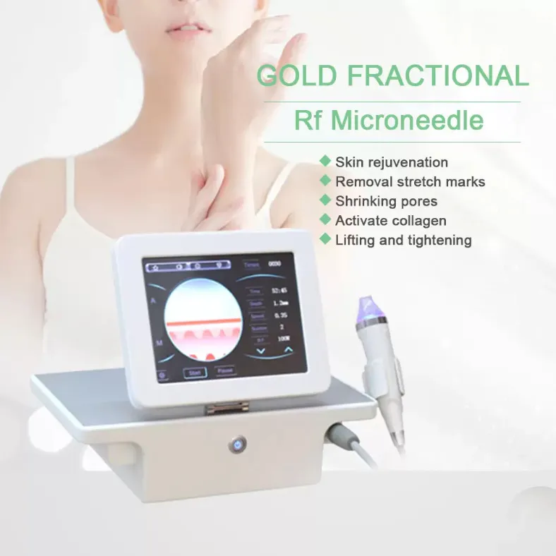 Lasermaskinfraktionerad RF -mikroneedle -maskin för hudföryngring stretch Mark Acne ärr