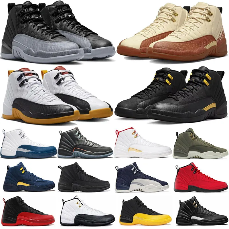 Jumpman 12 Basketball Shoes Royalty 12s Mens Sneakers Red OVO White Black Dark Concord Low Easter Indigo Utility Cny International Flight Eur 40 47
