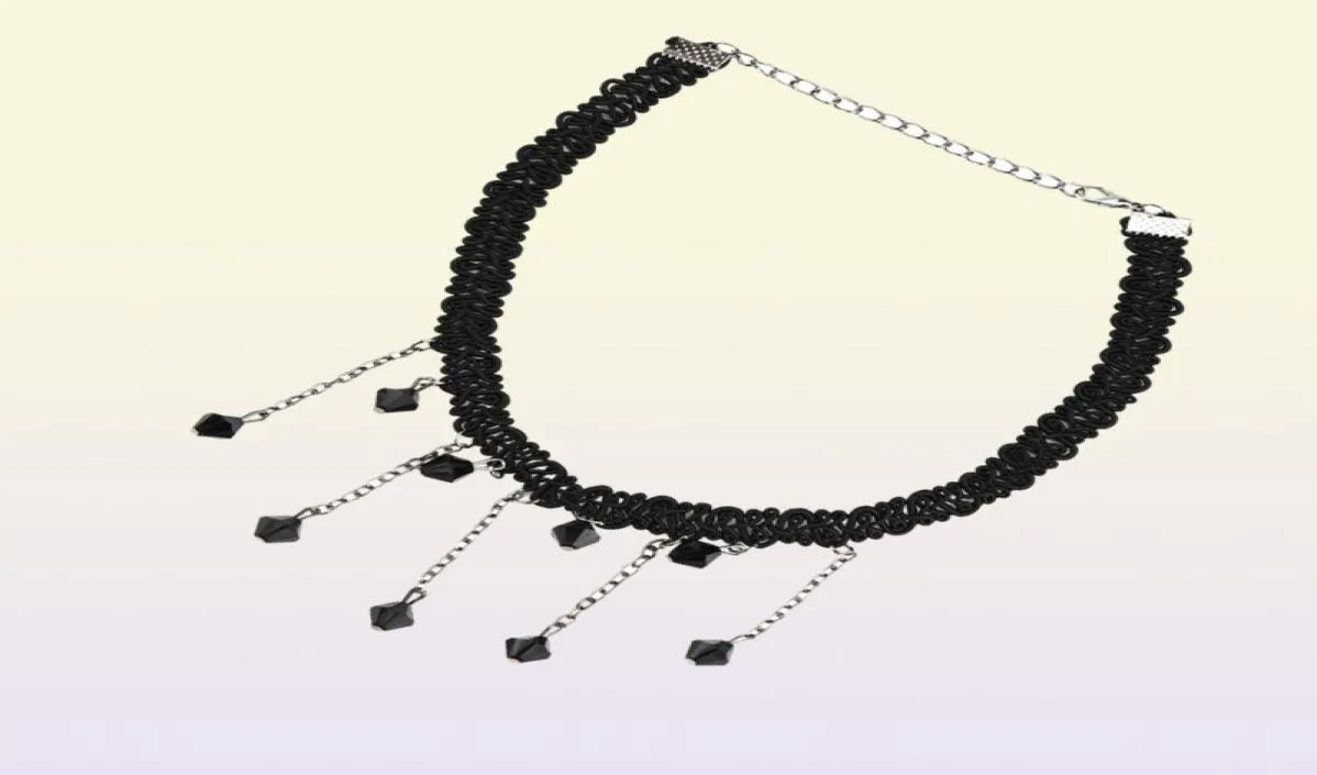 Collier pendentif élégant femmes colliers chaîne dames bijoux perles gland tour de cou pendentif Couple Collares De Moda 2019 nouveau L07092378915
