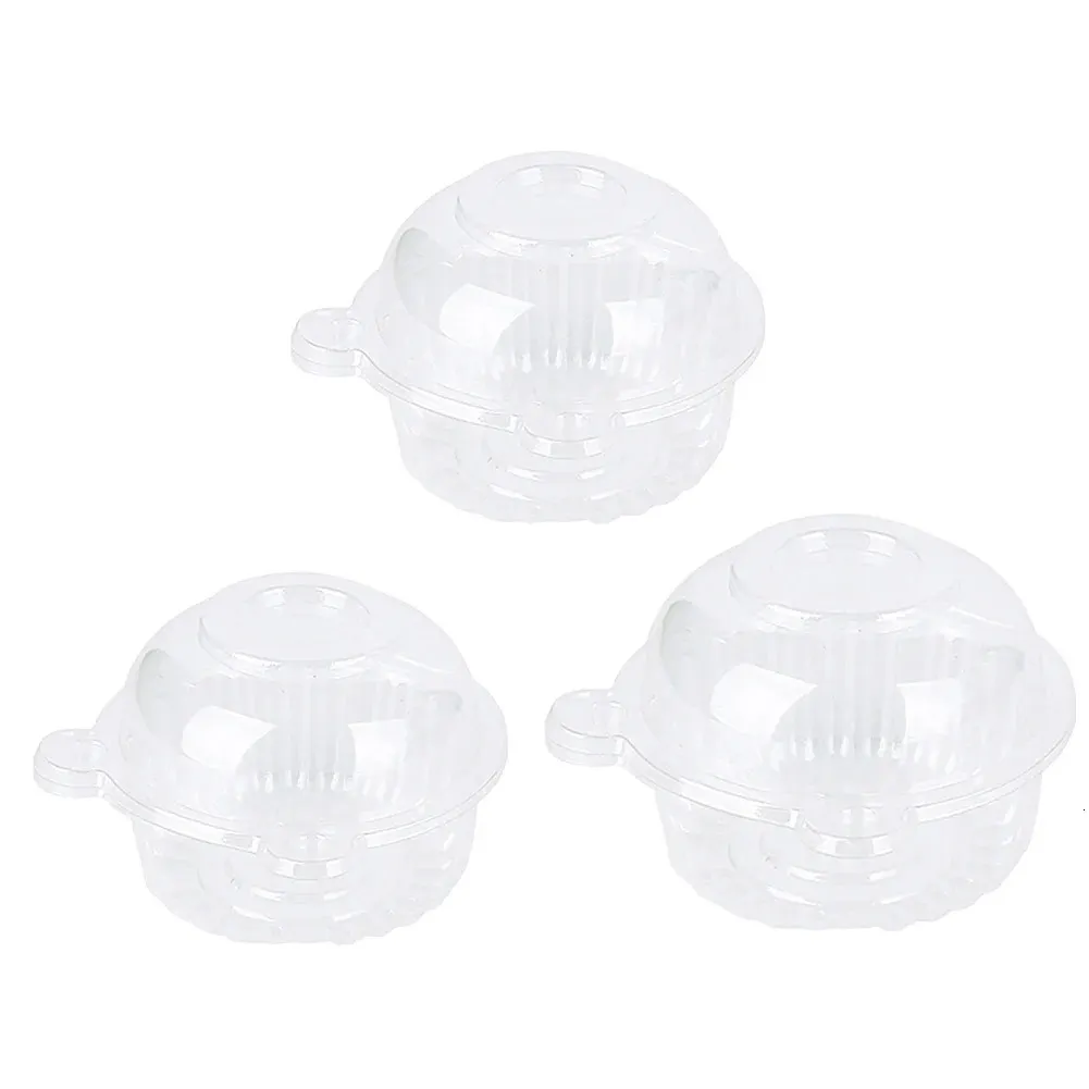 Disposable Take Out Containers 100pcs Individual Cupcake Holder AFree MultiPurpose with Deep Dome for Home Kitchen Party Favor 231211