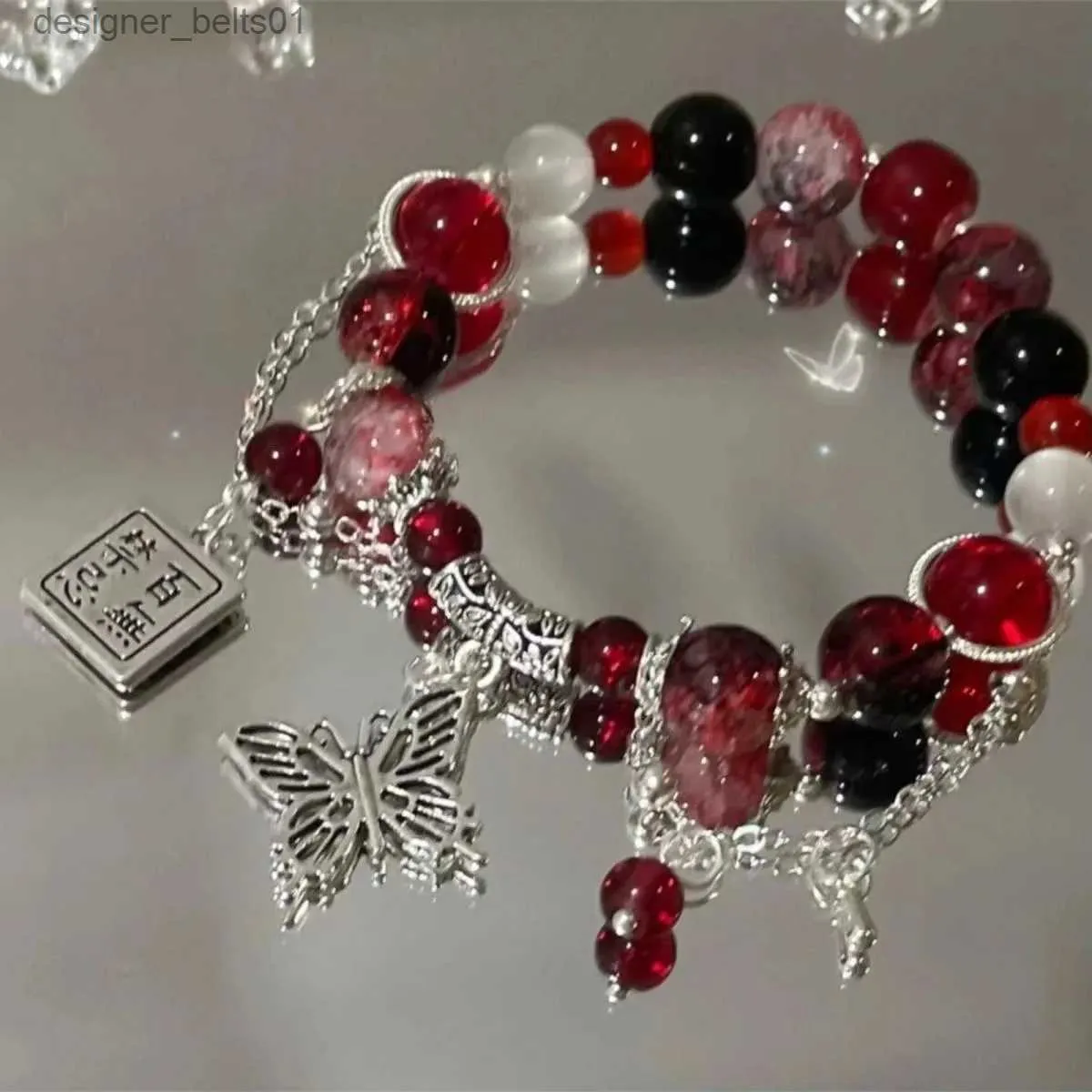 Charmarmband Anime Tian Guan Ci Fu Armband Xie Lian Hua Cheng Heaven Tjänstemän Välsigande pärlor Kedja Pendant Armband smycken Tillbehörsl231214