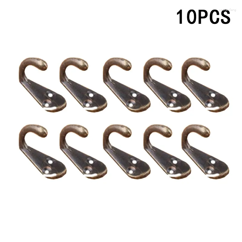 Hooks Hat Hanger Rustic Robe Wall Hanging Coat Rack Cloth Hangers Vintage Bronze Key Bag 10pcs