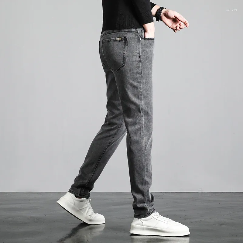 DHgate.com:Mens Light Stretch Denim Jeans, Mid Waist