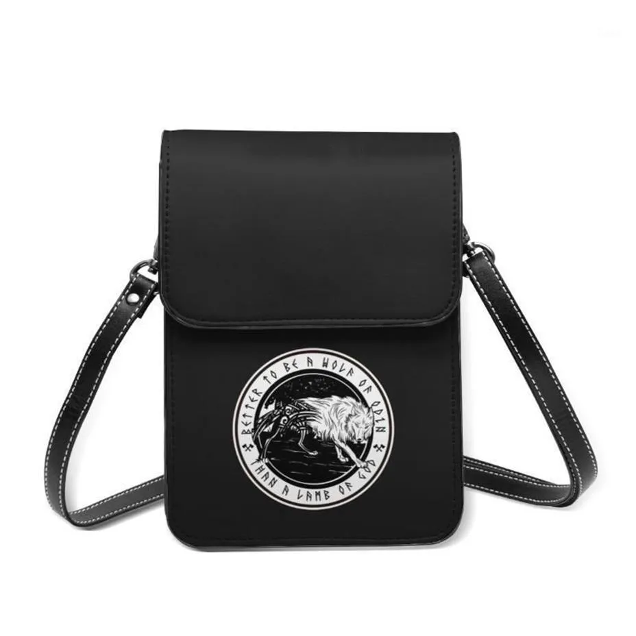 Evening Bags Teen Wolf Shoulder Bag Streetwear Woman Mobile Phone Gift Retro Leather286T