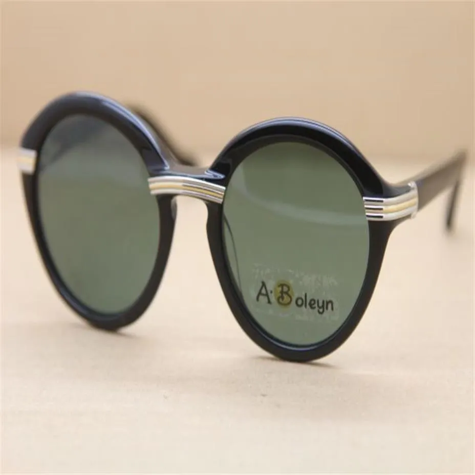Whole-Designer-Brille 1991 Original 1125072 Vintage Arms Sonnenbrille Brillengestell Modische runde Plank-Sonnenbrille Größe 52-22-12433