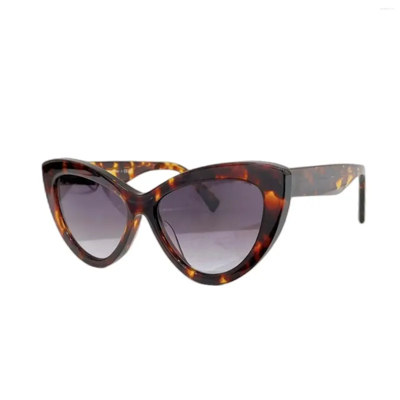 Okulary przeciwsłoneczne 2023 Vintage damskie Acetate Mu04ys Anti UV Cool Outdoor Travel Cat Eye