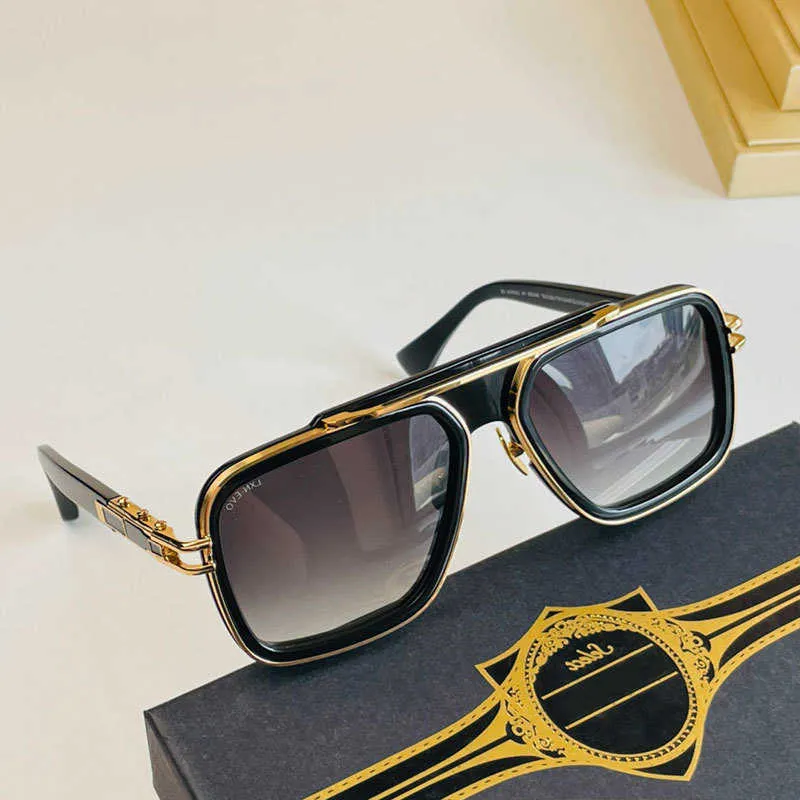 Men Women Designer Sunglasses Dita Grand Lxn Evo 403 Metal Minimalist Retro H Collection Sunglasses New Design Masonry Cut Edge OEHP