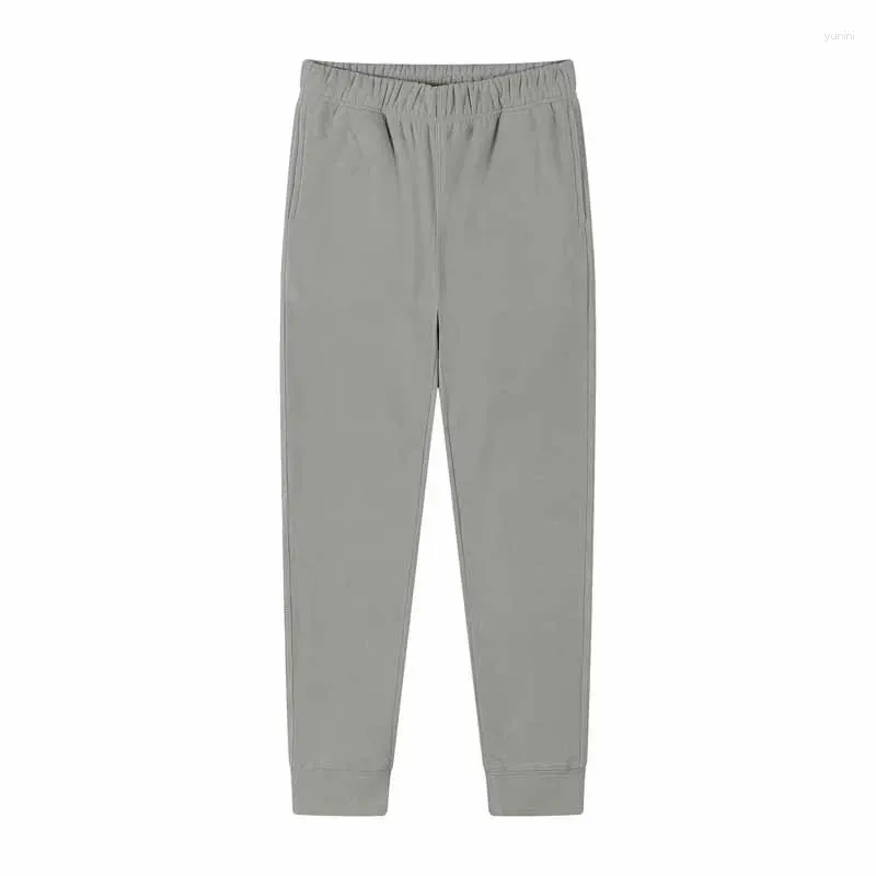 Calças masculinas Sycpman 220 gramas de lã moda casual outono e inverno solto plush sweatpants homens calças retas