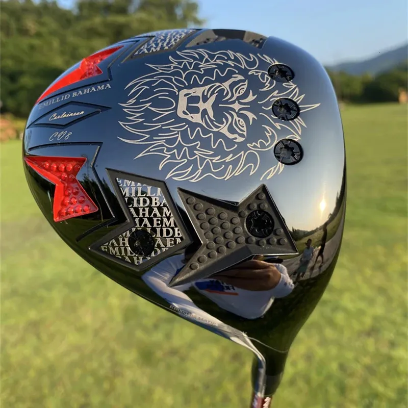 Testine da golf Driver da golf Rosso EMILLED BAHAMA CV8 10 gradi con mazze da golf con copricapo in grafite rigida 231211