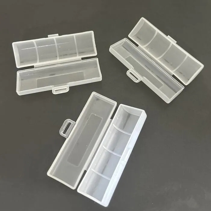 Plastic Storage Case for Single 18650 Battery Healthy Material Battery Holder Box