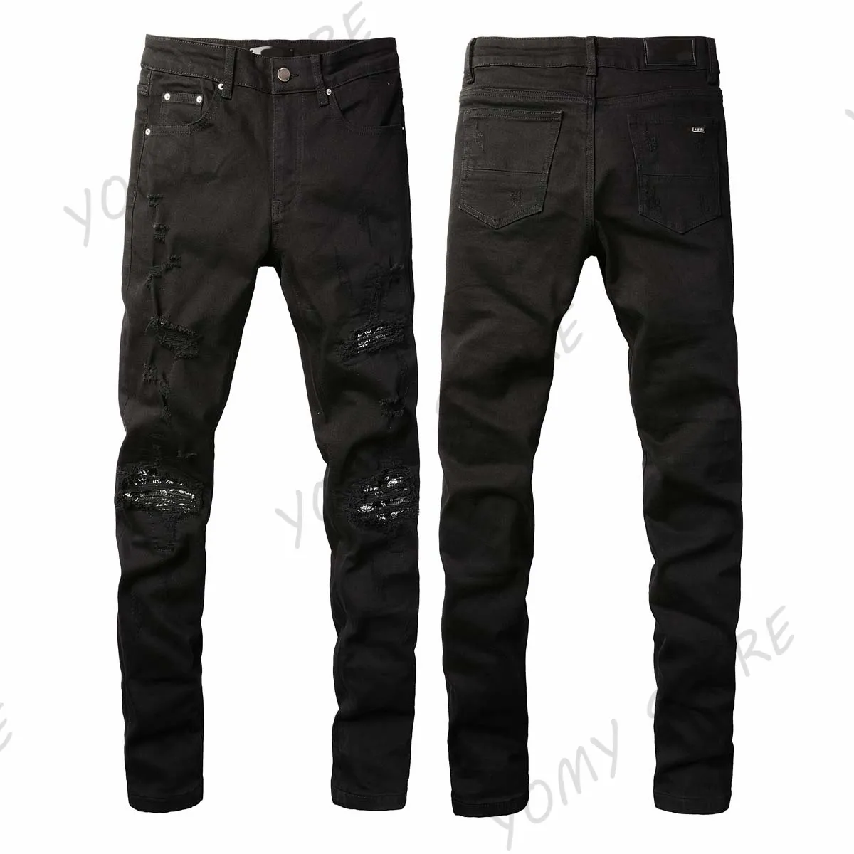 High Quality Mens Designer Jeans: Luxury Distressed Biker Style With ...