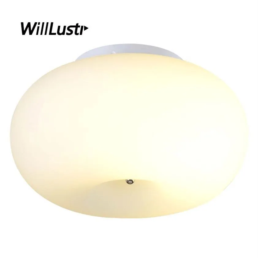 Modern Donut White Glass Ceiling Lamp Creative Round BPPLE Light el Restaurant Foyer Living Dining Bedroom Balcony Minimalist L300F