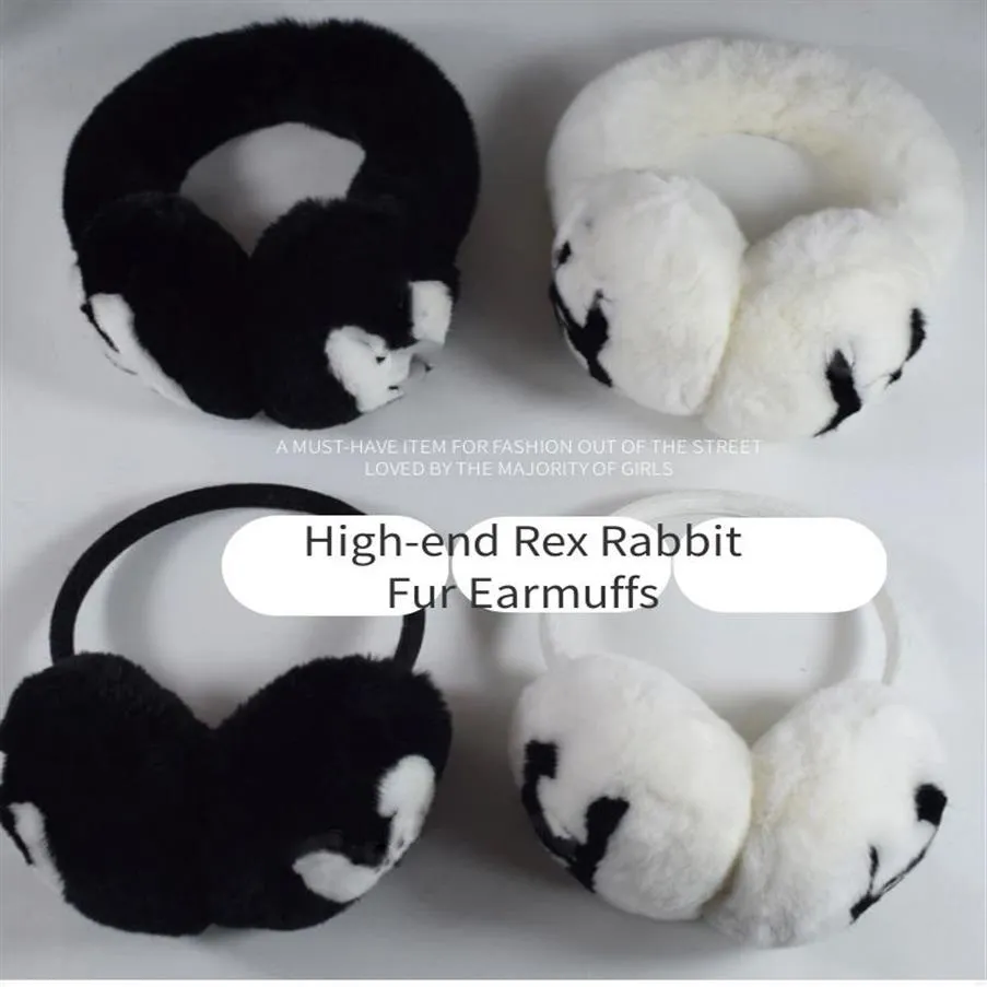 Marca superior inverno earmuffs feminino coelho veludo orelha muffs clássico earmuffs moda quente pelúcia earmuff302j