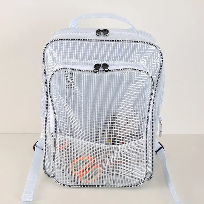 PVC PVC PVC Propack Propack Proof Water Clear Wratparent Rucksack for Sports Travel 40*30*20cm TERMATION 20KG ، شحن مجاني بالماء