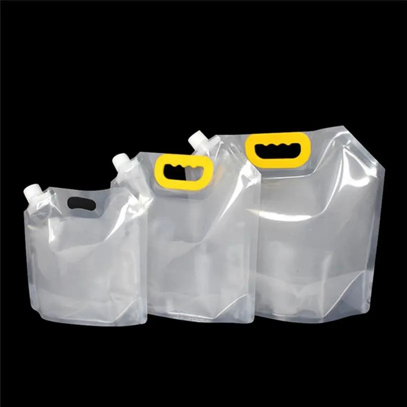 1 5 2 5 5L Stand-up Plastic Drank Verpakking Uitloop Zakje voor Bier Drank Vloeistof Sap Melk koffie DIY Verpakking Bag204p