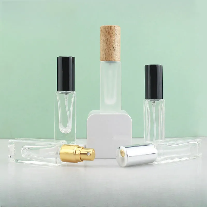 3ml 5ml 10ml Thick Glass Frosted Perfume Bottle With Atomizer High Quality Parfum Spray Bottle