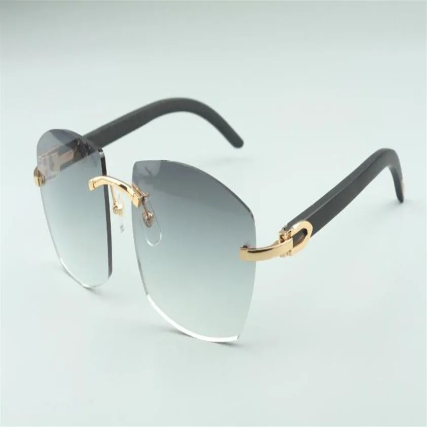 نظارات شمسية جديدة A4189706-2 ساقين خشبية سوداء مصنع المباشر أعلى جودة الموضة نظارات للجنسين 277W