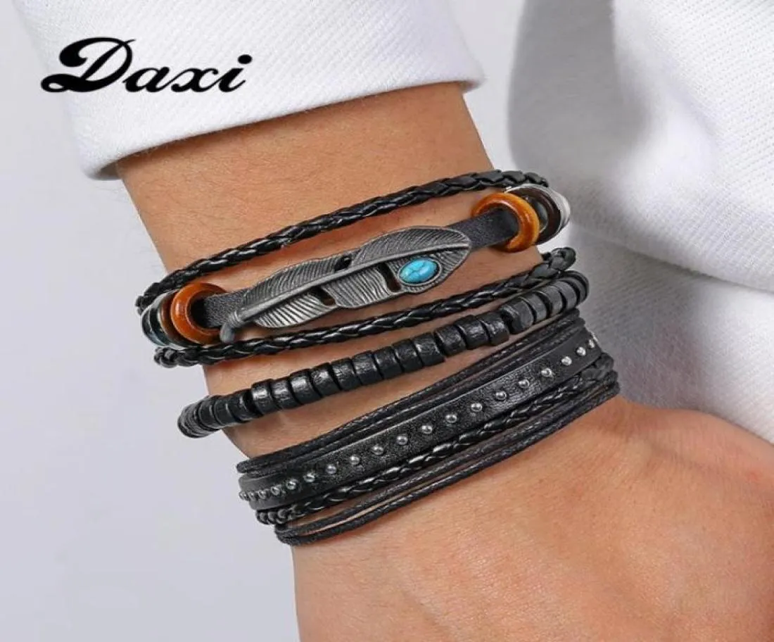 Buy Personalised Leather Mens Bracelets Silver Name Beads Charm Bracelets  for Dad Hand Stamped Custom her Engraved 1 to 5 Family Name ID Identity  Braid Bracelet Online at desertcartINDIA