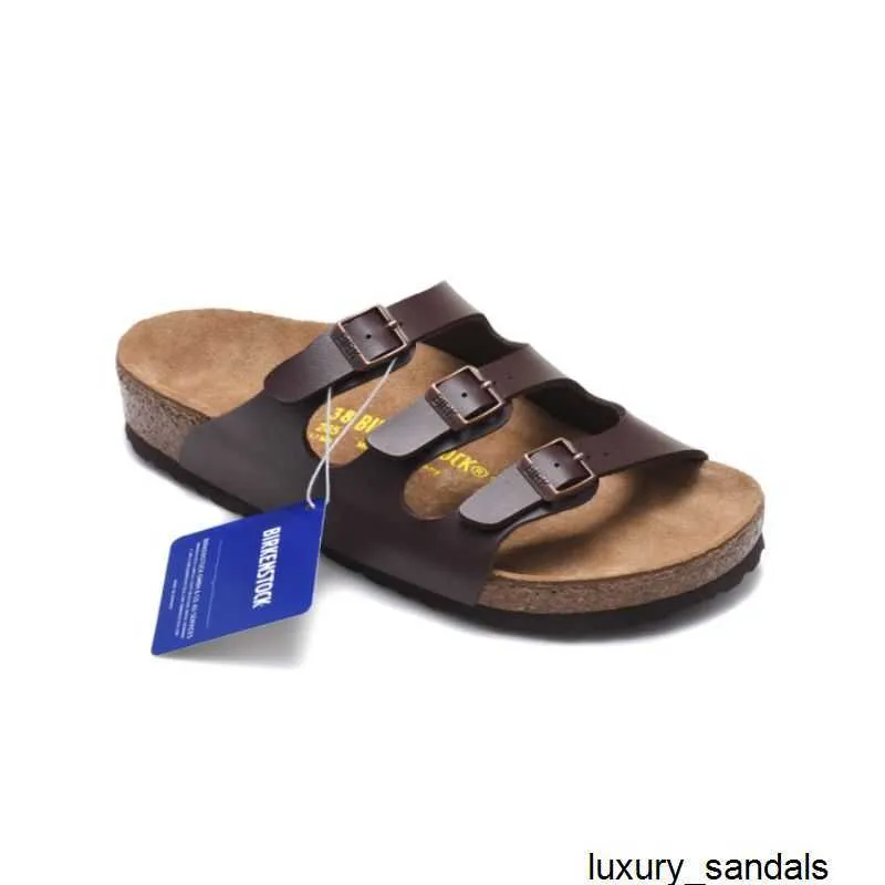 Sandalias Birknstocks Sandalias para hombre y mujer Sandalias Bocken Birknstocks alemanas para mujeres que usan sandalias Bocken de triple botonadura