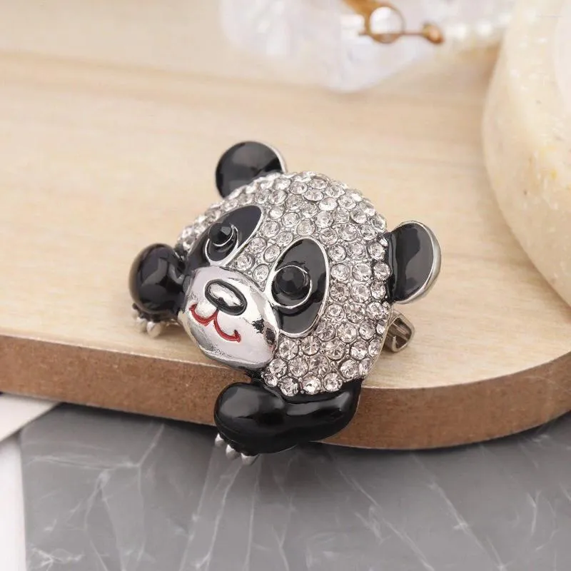 Brooches Cute Panda Enamel Brooch Pin Badge For Women Children Denim Clothing Backpack Animal Jewelry Kids