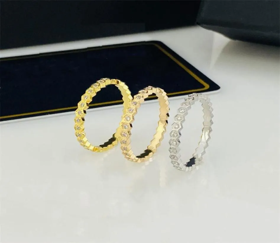кольцо любви мужские кольца классические роскошные дизайнерские украшения женские Титановая сталь Сплав Позолоченный Серебро Роза Никогда не выцветает Не вызывает аллергии6114254