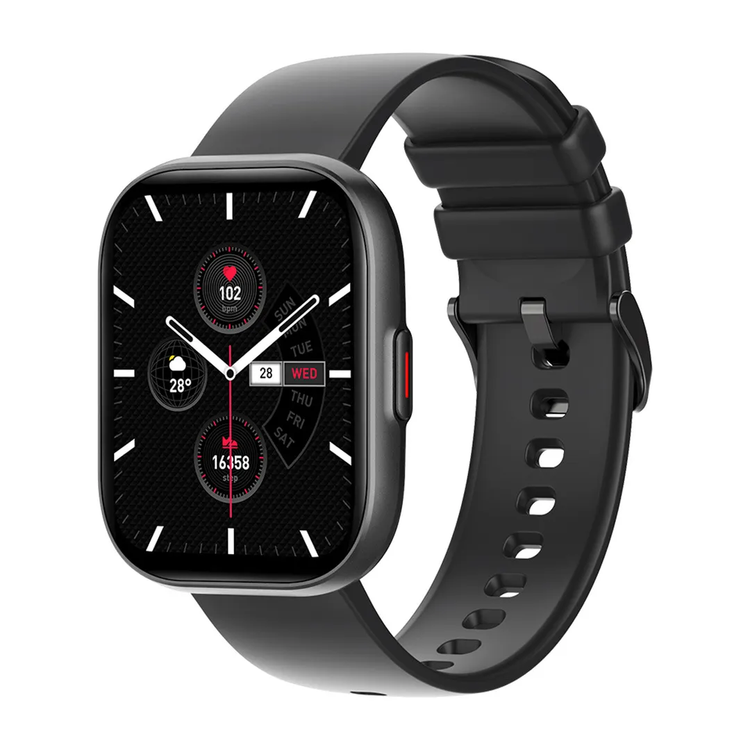 COLMI P68 Smartwatch 2,04' AMOLED-Bildschirm 100 Sportmodi Wasserdichter Blutdruck-Fitness-Tracker 7 Tage Akkulaufzeit Männer Frauen