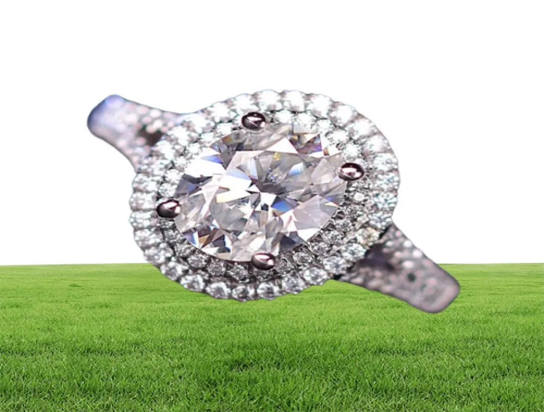 Choucong nova joia de luxo pura 100 925 prata esterlina oval corte branco topázio cz diamante pedras preciosas mulheres aliança de casamento ri9480250