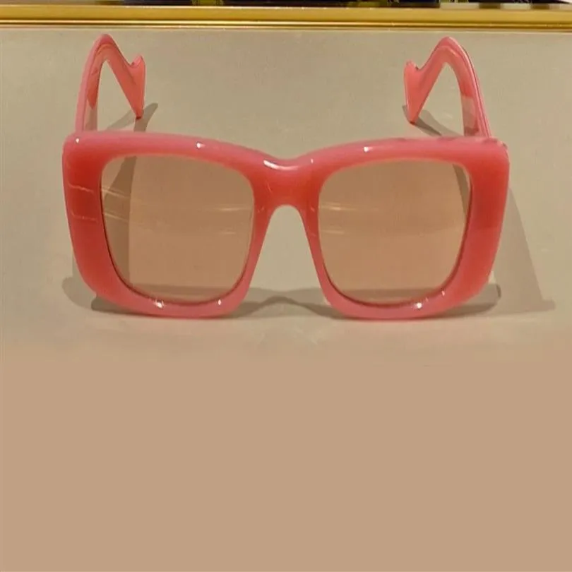 Occhiali da sole rettangolari rosa 0516 Sunnies Occhiali da sole moda unisex occhiali da sole firmati Accessori per occhiali Protezione UV400 w272u