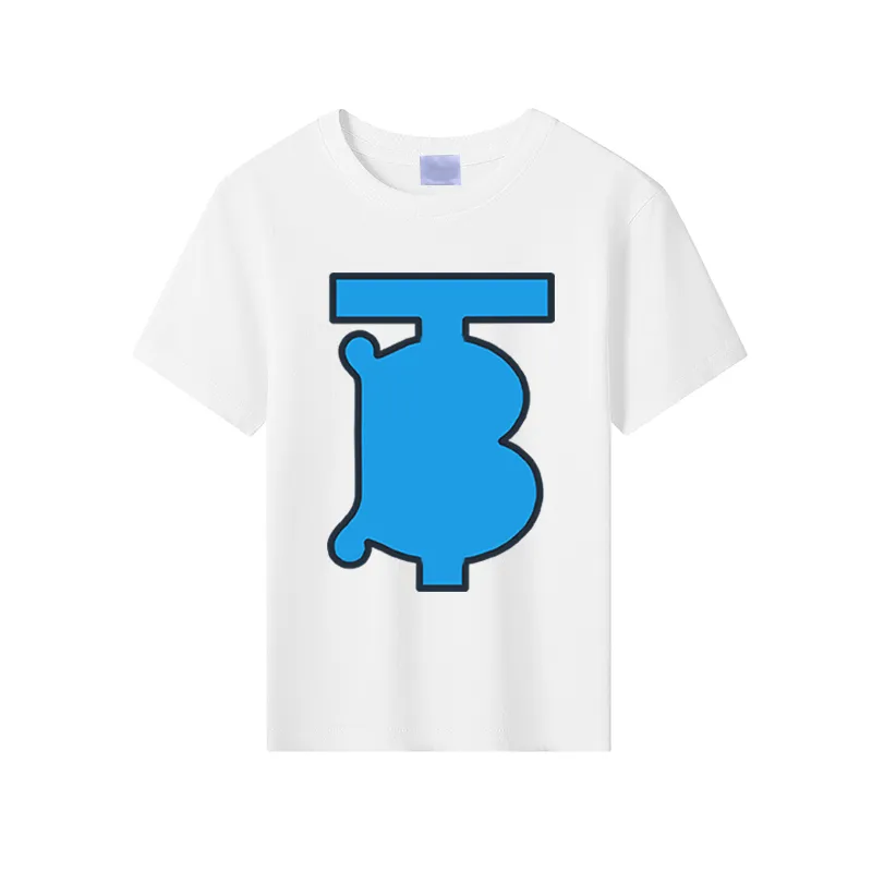 Filles garçons b lettres chemises pour enfants t-shirts de mode