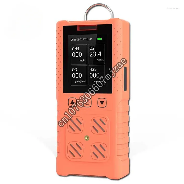 Em 1 Medidor de Vazamento de Gás Portátil Multi Fosfina Hidrogênio Lel PH3 H2 VOC NO2 H2S CO2 SO2 Detector