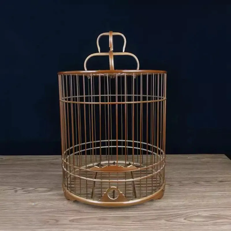 Cages à oiseaux Vintage en acier inoxydable pour élevage de canaris, petits perroquets pour animaux de compagnie, décorations d'habitat I Siedliska 231211