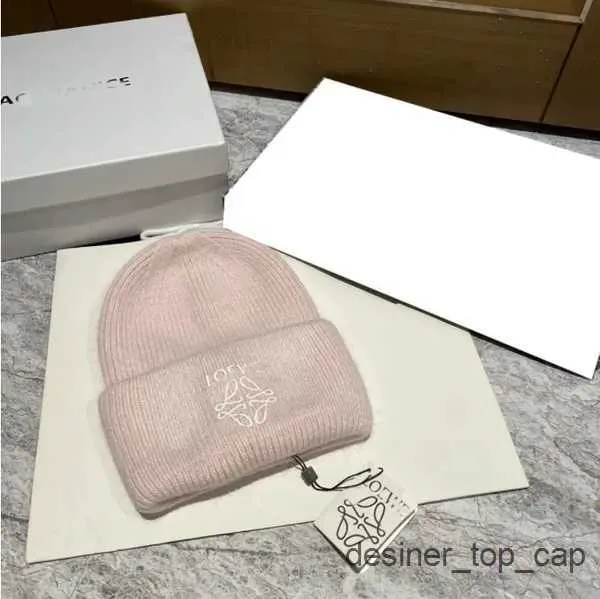 ボールキャップ女性デザイナーのためのファッションウールニットハットLoewe Beanie Cap Winter Cashmere Woven Men for Men Birthday Loewee Loewee Top Winter Hat Desinger Cap lu2m