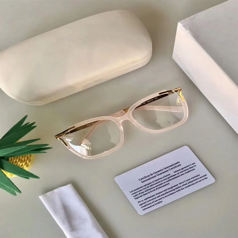 Nuevo marco de anteojos para mujeres y hombres, marcos de anteojos, marco de anteojos, lentes transparentes, marco de gafas, oculos con estuche 2689232P
