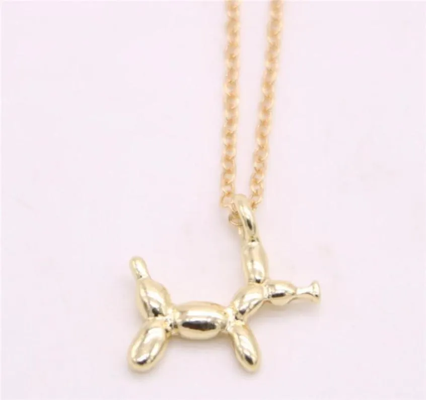 Pendentif chien ballon à la mode, joli collier avec élément animal, conçu pour les femmes, entier 3383792